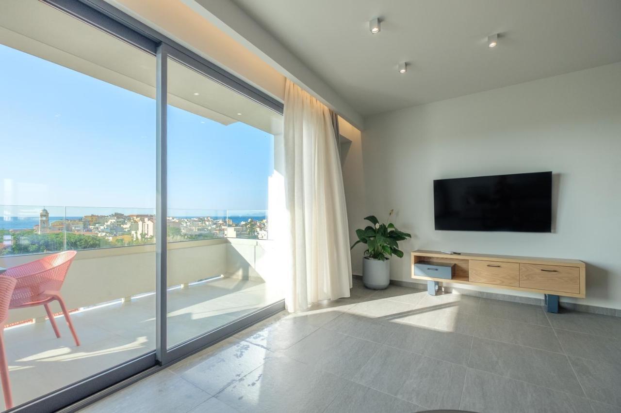 Sky-High 70Sqm Penthouse W. Stunning Views - 05 Apartment Chania  Bagian luar foto