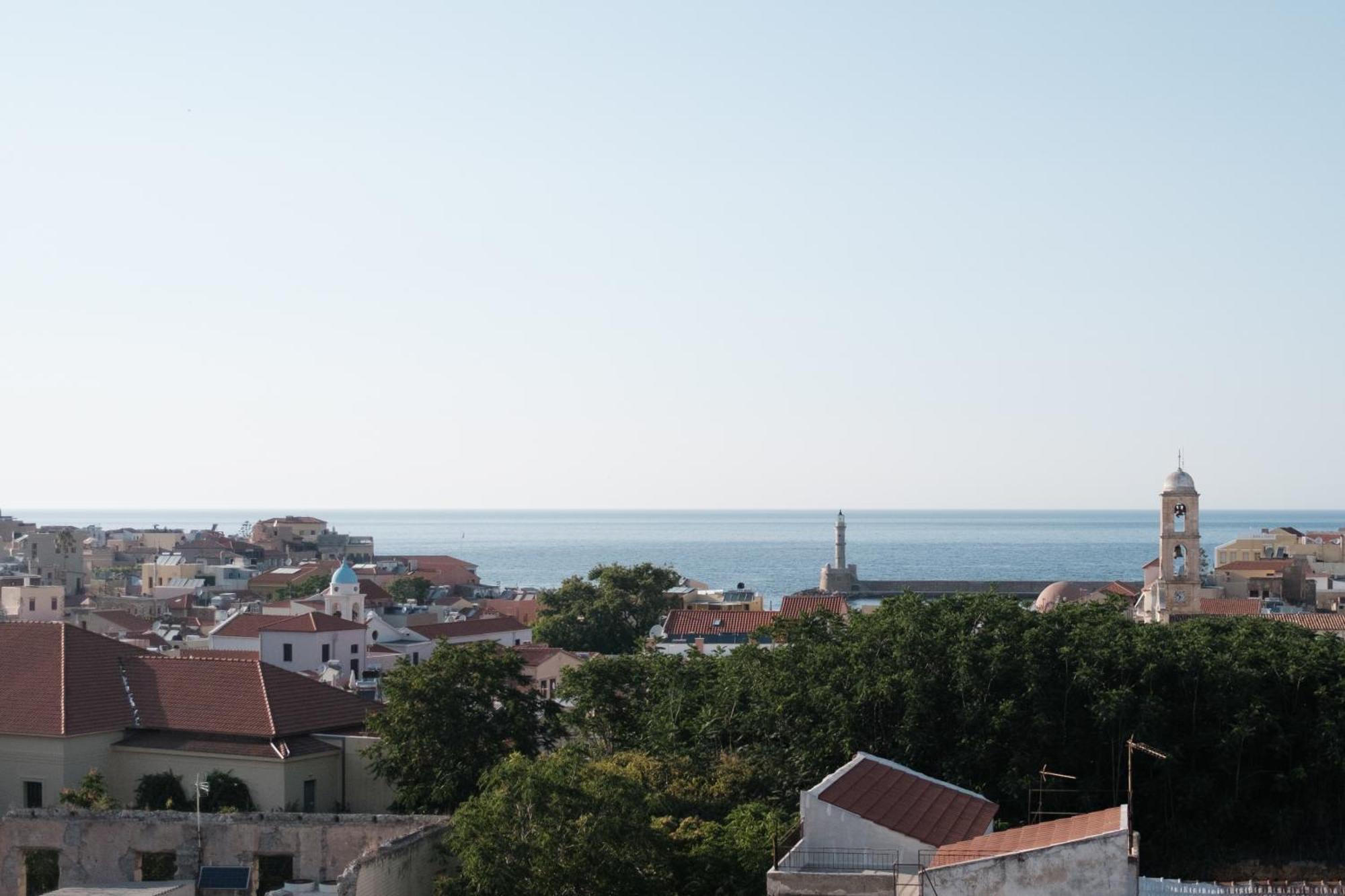Sky-High 70Sqm Penthouse W. Stunning Views - 05 Apartment Chania  Bagian luar foto