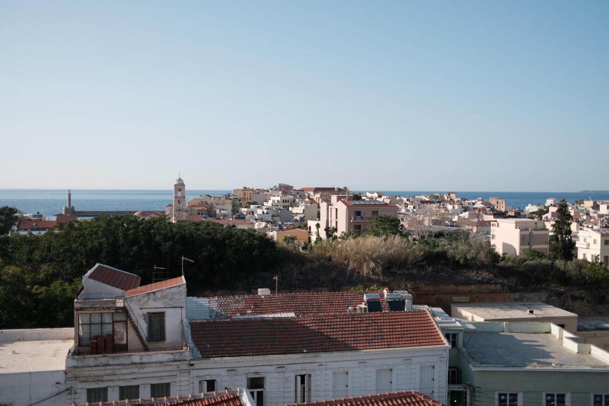 Sky-High 70Sqm Penthouse W. Stunning Views - 05 Apartment Chania  Bagian luar foto