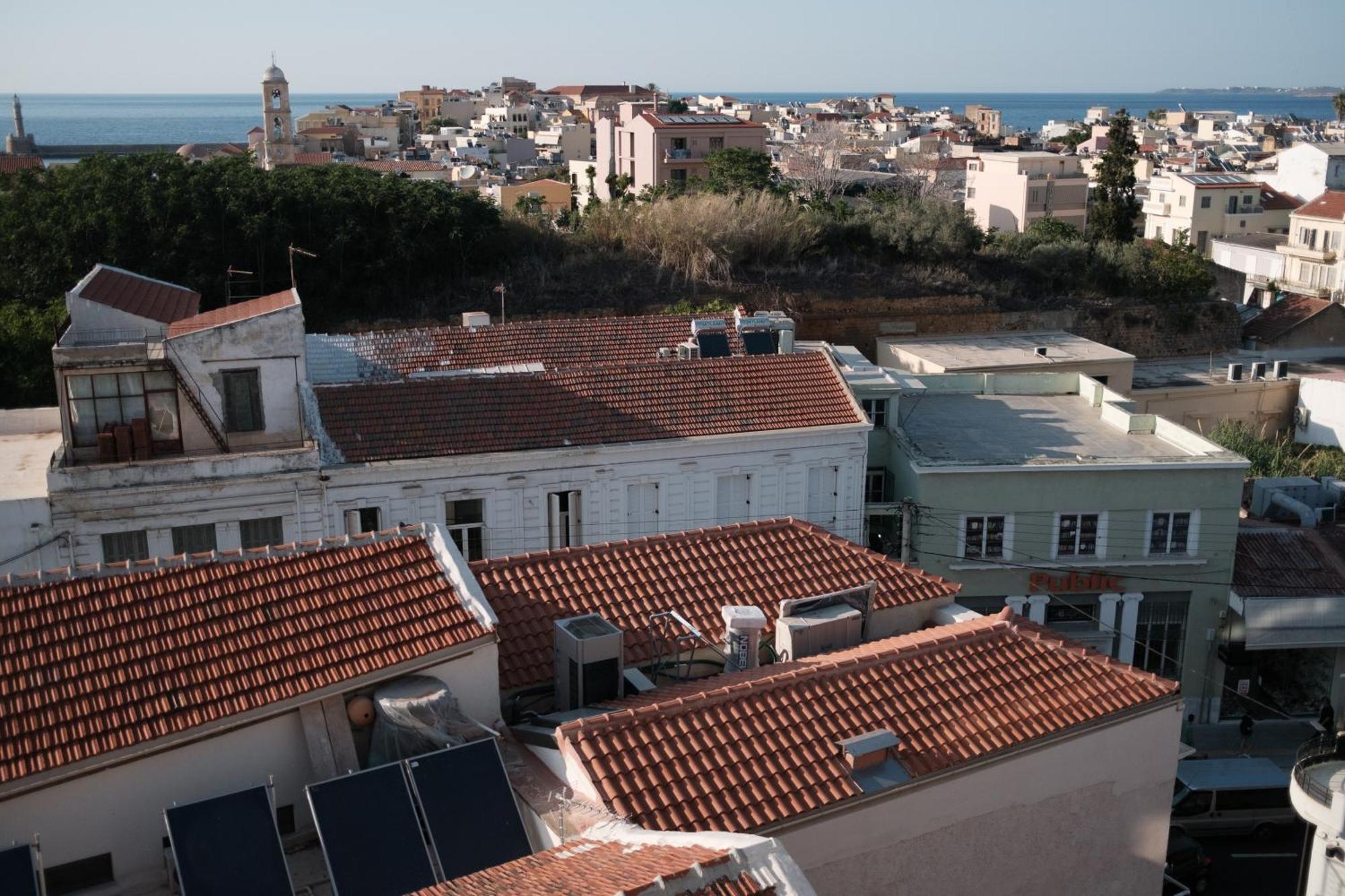 Sky-High 70Sqm Penthouse W. Stunning Views - 05 Apartment Chania  Bagian luar foto